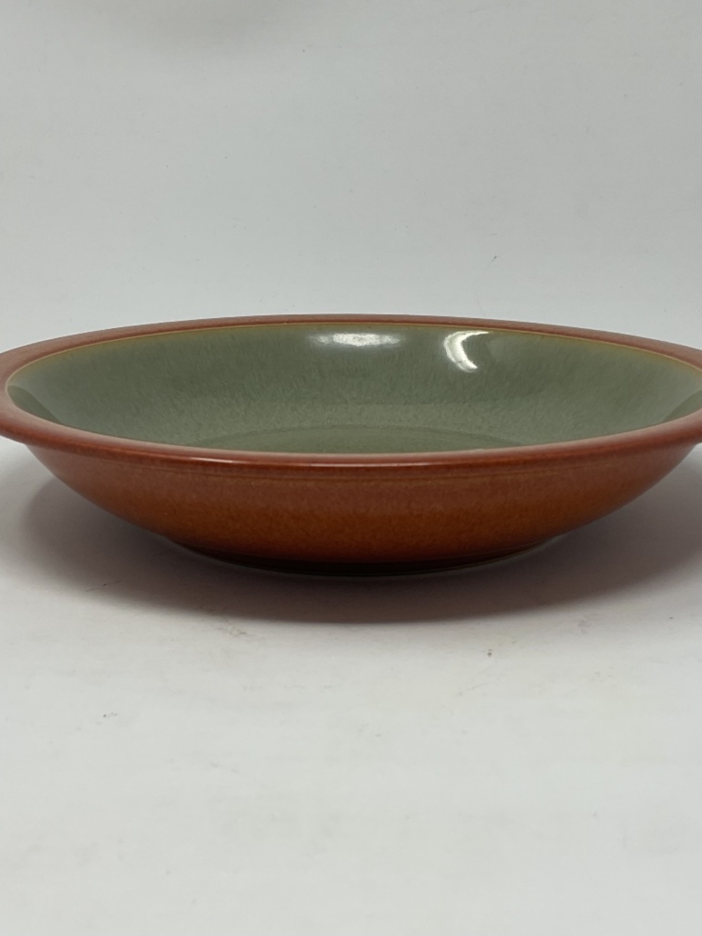 Denby Fire Sage (retired) Stoneware Rimmed Soup Cereal Bowl (8 available)